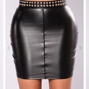 Leather Skirt